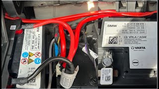 Replacement in the BMW G11 7 Series Hybrid of both batteries [upl. by Adlee910]