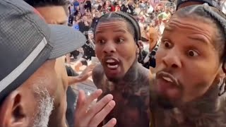 “I DON’T GIVE A FK DO NOT TOUCH ME” Gervonta Davis THREATENS Bernard Hopkins  CLOSE UP ANGLE [upl. by Godderd505]