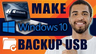 How to Make Windows 10 Backup USB 2024 [upl. by Yajnas]