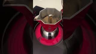 Watch How Coffee Brews in Moka Pot Satisfying Hiss amp Fill [upl. by Imelda594]