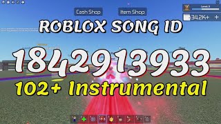 102 Instrumental Roblox Song IDsCodes [upl. by Maegan251]