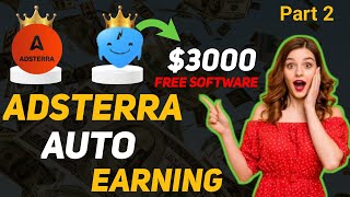 Premium Country Organic Traffic For Adsterra Direct Link Earning Tricks  Adsterra ipts Software [upl. by Euqinaj156]