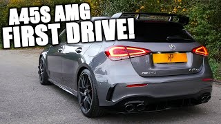 FIRST DRIVE in my A45S AMG [upl. by Ahsienahs]