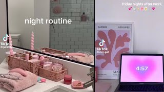 Aesthetic Night Routines TikTok compilation 🌙🌃 [upl. by Eatnom]