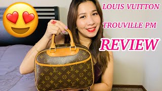 LOUIS VUITTON TROUVILLE PMREVIEW WHAT WILL FIT INSIDE😍😍 [upl. by Alayne]