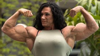 She Hulk Big Biceps Incredible FBB Muscle Girl [upl. by Mosira]