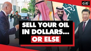 US pressures Saudi Arabia to sell oil in dollars not Chinese yuan [upl. by Koffman]