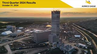 Agnico Eagle Mines AEM Q3 2024 Earnings Presentation [upl. by Fonville]