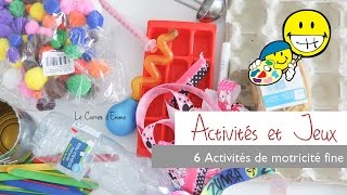 Activités  6 activités de Motricité Fine [upl. by Helaina]