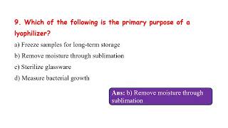 MCQSPart I  Microbial instrumentation [upl. by Vish]