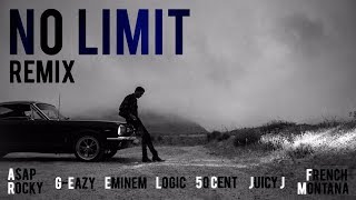 No Limit Remix  GEazy Eminem AAP Rocky Logic 50 Cent French MontanaJuicy J Nitin Randhawa [upl. by Hillinck709]