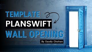 PlanSwift Template  Wall Opening  Door Window Deduction [upl. by Tija349]