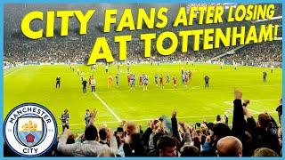 MAN CITY AWAY FANS  RODRIS ON FIRE  SPURS 21 MANCHESTER CITY [upl. by Bore]