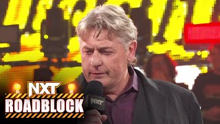 William Regal confronts Heritage Cup Champion Charlie Dempsey NXT Roadblock 2024 highlights [upl. by Ettennej]