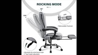 Elevate Heated Massage Office with back support in gray color [upl. by Aneram]