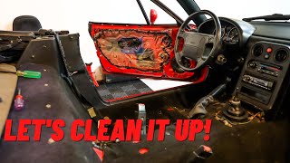 Miata Interior Teardown  Time For New Parts [upl. by Auka253]