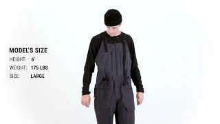 The North Face ACAD Bibs Snowboard Pants Fit Review – Tactics [upl. by Llerrac]