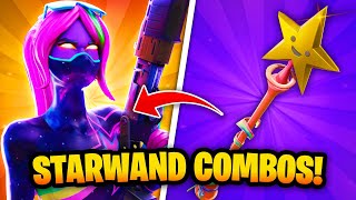 Best STAR WAND SKIN COMBOS In Fortnite Chapter 3 [upl. by Lachance894]