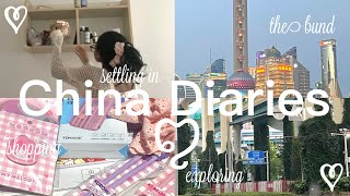 studying abroad in china🪷eng subunpacking exploring Shanghai shopping amp more [upl. by Aserehs]