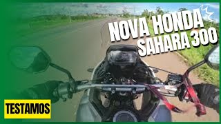 HONDA XRE SAHARA 300  TEST RIDE [upl. by Patrica311]