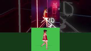 Virtual Reality Vs Reality See Tình  Hoang Thuy TikTok dance in Beat Saber VR Custom Songs [upl. by Atinet]