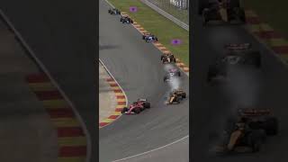 🔴🟠 Epicka walka Kornatowski vs Szymańskina Kemmel Straight w Belgii🇧🇪 f1 f1shorts f1game [upl. by Aniroz]