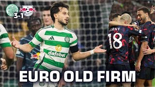 CELTIC APLASTA AL LEIPZIG Y RANGERS SE TRAE UN PUNTO VALIOSO DE GRECIA [upl. by Garvey]