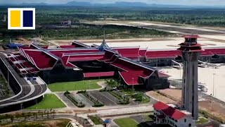 Cambodia launches Chinafunded airport in Siem Reap [upl. by Mahgirb]