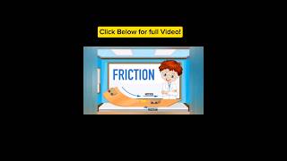 What is Friction🚴Learning for Kidsfrictionjuniorscienceeducationlearning videoforceshorts [upl. by Carlos]