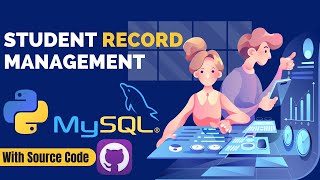 GUI Python Projects Student Record Management Project tutorial with Tkinter and Mysql [upl. by Otecina]