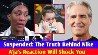 Aja Wilson REACTS to Nike SUSPENSION and Calls Out Caitlin Clark Shocking Reveal [upl. by Darlene222]