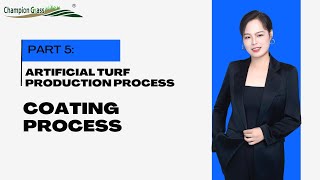 Artificial Turf Production Process Series  Part 5Integrated Coating Process for Turf Production [upl. by Eugenio]