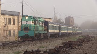 Вагоны дизельпоезда ДР1А на металлолом 2  DR1A DMU cars to scrap metal 2 [upl. by Atik452]