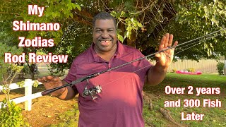 My Shimano Zodias Rod Review  2 years and over 300 Fish Later [upl. by Inimak]