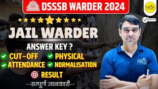 DSSSB Warder Answer KeyCut Off  Complete Details Sombir Sir  Grow Academy [upl. by Brock888]