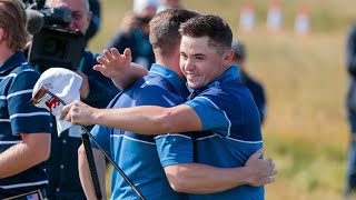 2019 Walker Cup Highlights Saturday Foursomes and Singles [upl. by Seana]