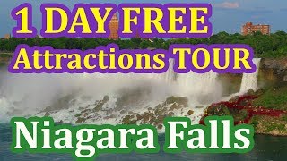 TOP 9 Niagara Falls FREE Attractions 1 DAY TOUR  Just Pay For Parking [upl. by Ramsden]