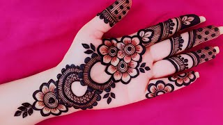 New Eid special mehndi design back hand  Mehndi design simple and easy  Mehndi design  Mehndi [upl. by Noelc]