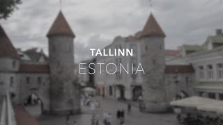 Virtual Tour Talllinn Estonia walk in 4K [upl. by Biddy719]