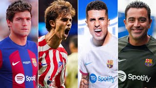 Barcelona Transfer News RoundUp ft Joao Cancelo Joao Felix amp multiple EXITS [upl. by Yeleak702]