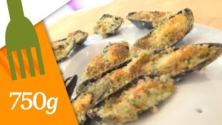 Recette de Moules farcies et gratinées  750g [upl. by Summer]