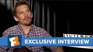 Fandango Exclusive  Sinister  Ethan Hawk  Celebrity Interviews  FandangoMovies [upl. by Ennayar963]