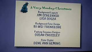 Curious George A Very Monkey Christmas End Credits [upl. by Entruoc938]