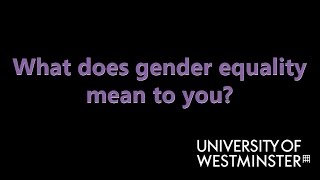 What Does Gender Equality Mean To You [upl. by Yttiy618]