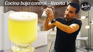 COMO PREPARAR PISCO SOUR PERUANO🍹  RECETA ORIGINAL 🇵🇪 [upl. by Hairehcaz]