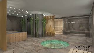 VirginiaWaterBathroomDesigns luxurious LuxuryBathroomDesign by Concept Virtual Design [upl. by Ardis]