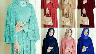 baju gamis brukat terbaru terlaris 2019trendi [upl. by Rednirah]