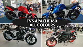 TVS APACHE RTR 160 4V 2024 New Model All New Colours Detailed Price Information [upl. by Monteria601]