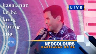 ACAPELLA KASALANAN KO BA Neocolours Momentum Live MNL [upl. by Layol]