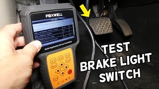 HOW TO KNOW IF BRAKE LIGHT SWITCH IS BAD OR GOOD TEST BRAKE LIGHT SWITCH [upl. by Narmak245]